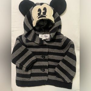 DISNEY BABY GAP MICKEY MOUSE KNITTED SWEATER 0-3 months